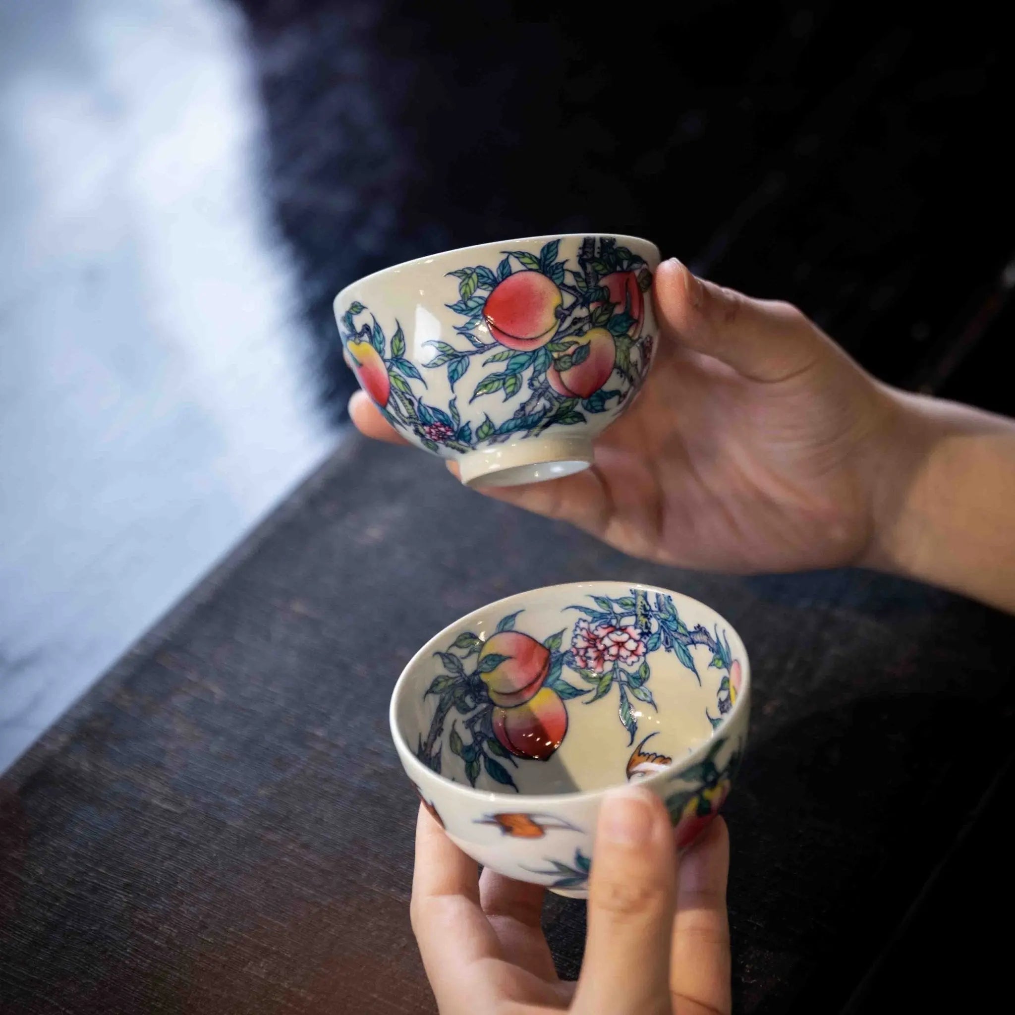 Jiu Tao 150cc - Jing De Zhen Porcelain Gaiwan zycschina