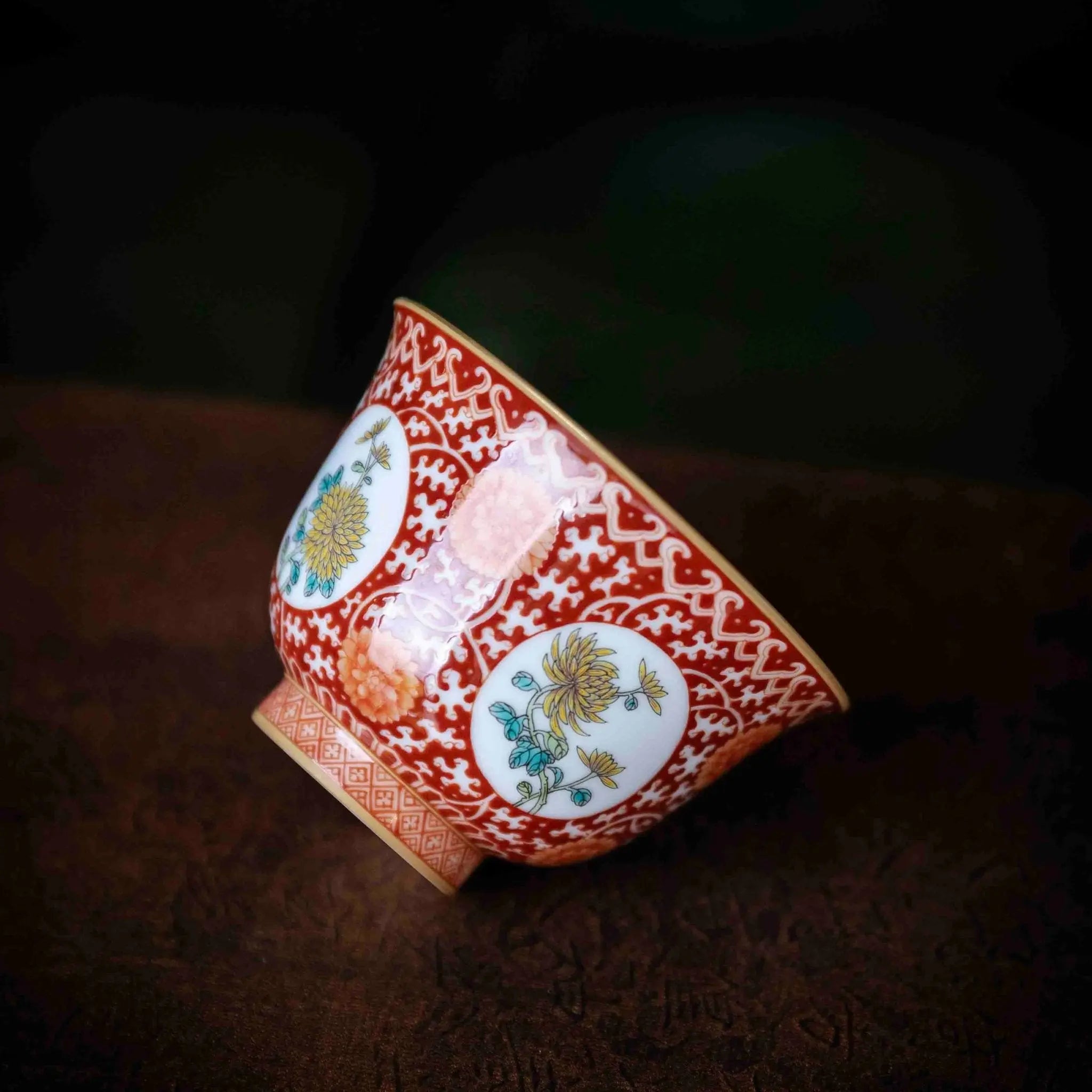 Ju Hua 120cc - Jing De Zhen Porcelain Gaiwan zycschina