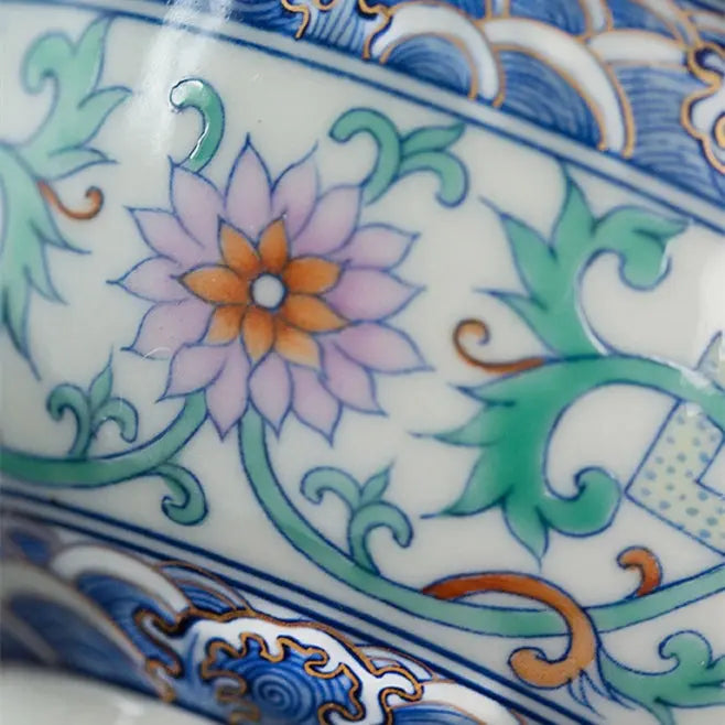 Kui Long Hai Shui - Jing De Zhen Porcelain Teacup zycschina
