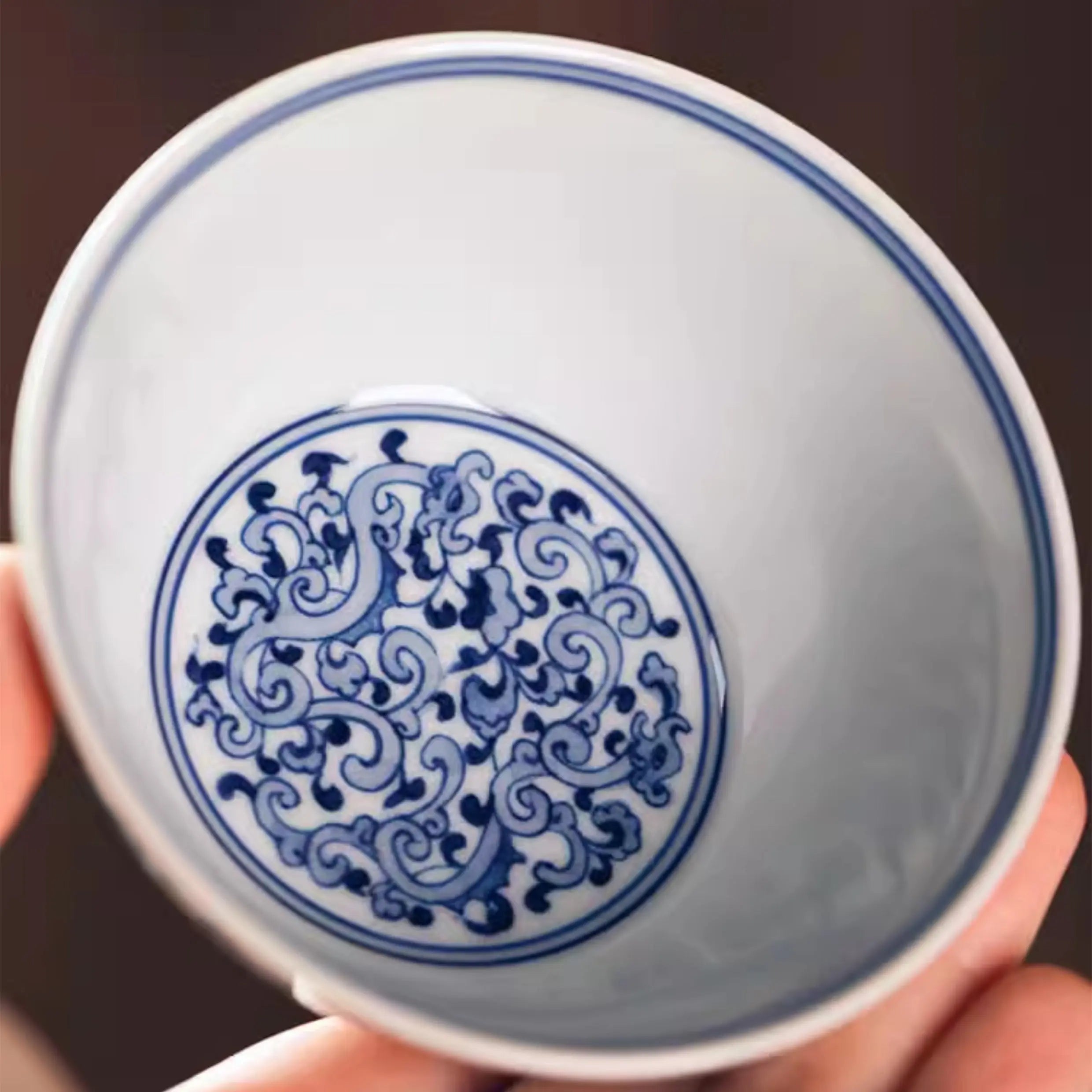 Kui Long Wen - Jing De Zhen Porcelain Teacup zycschina