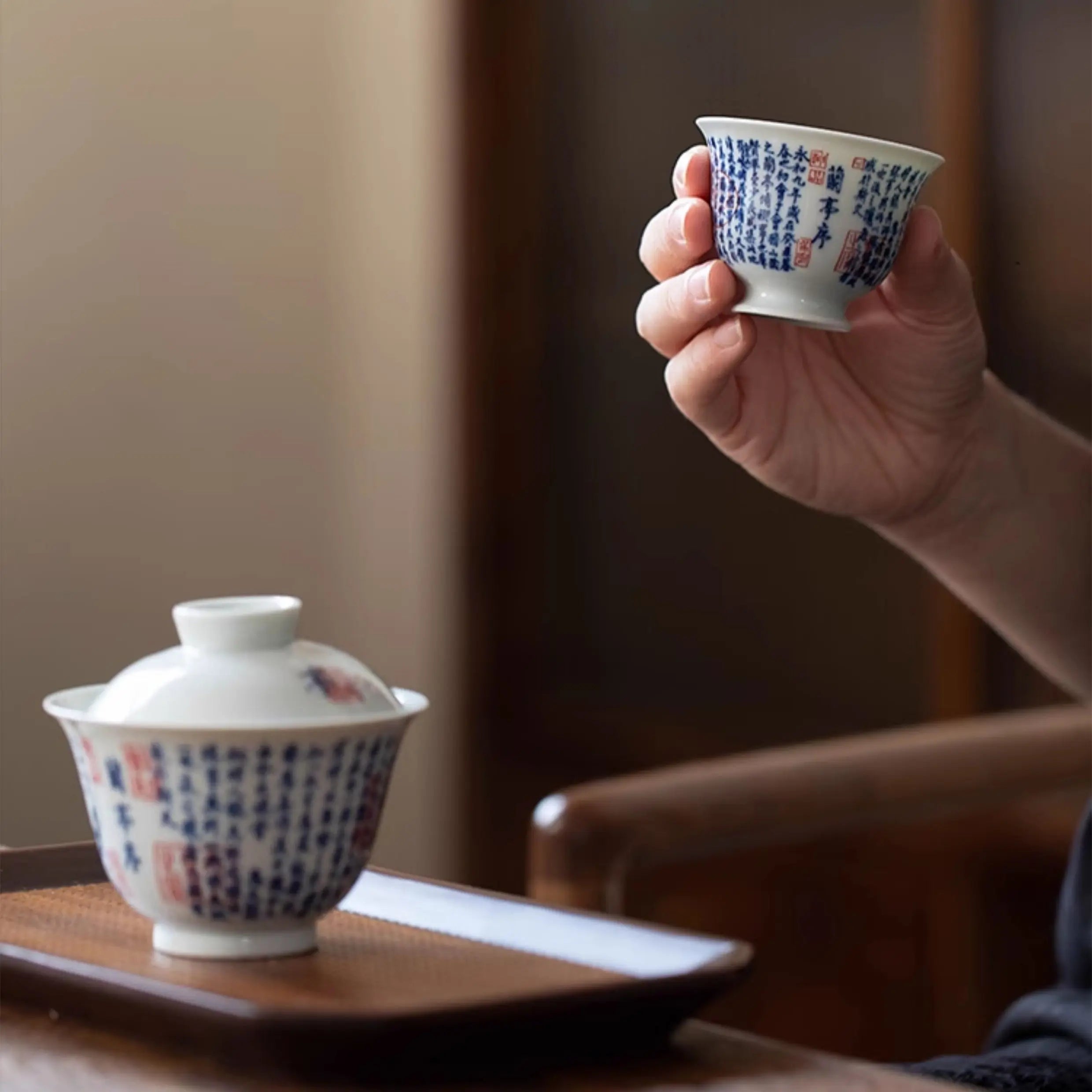 Lan Ting Xu - Jing De Zhen Porcelain Teacup zycschina