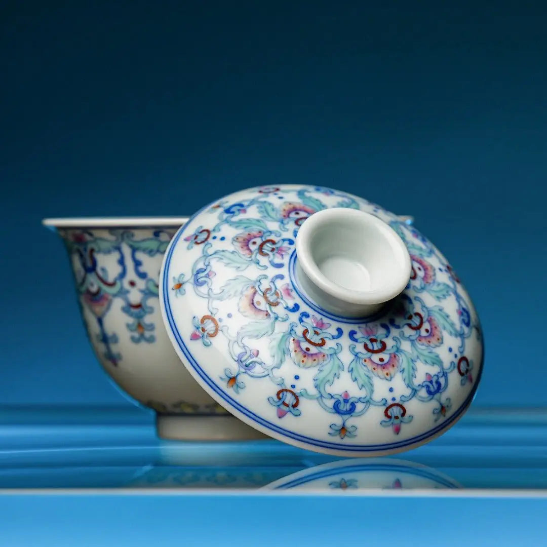 Lian Hua 115cc - Jing De Zhen Porcelain Gaiwan zycschina