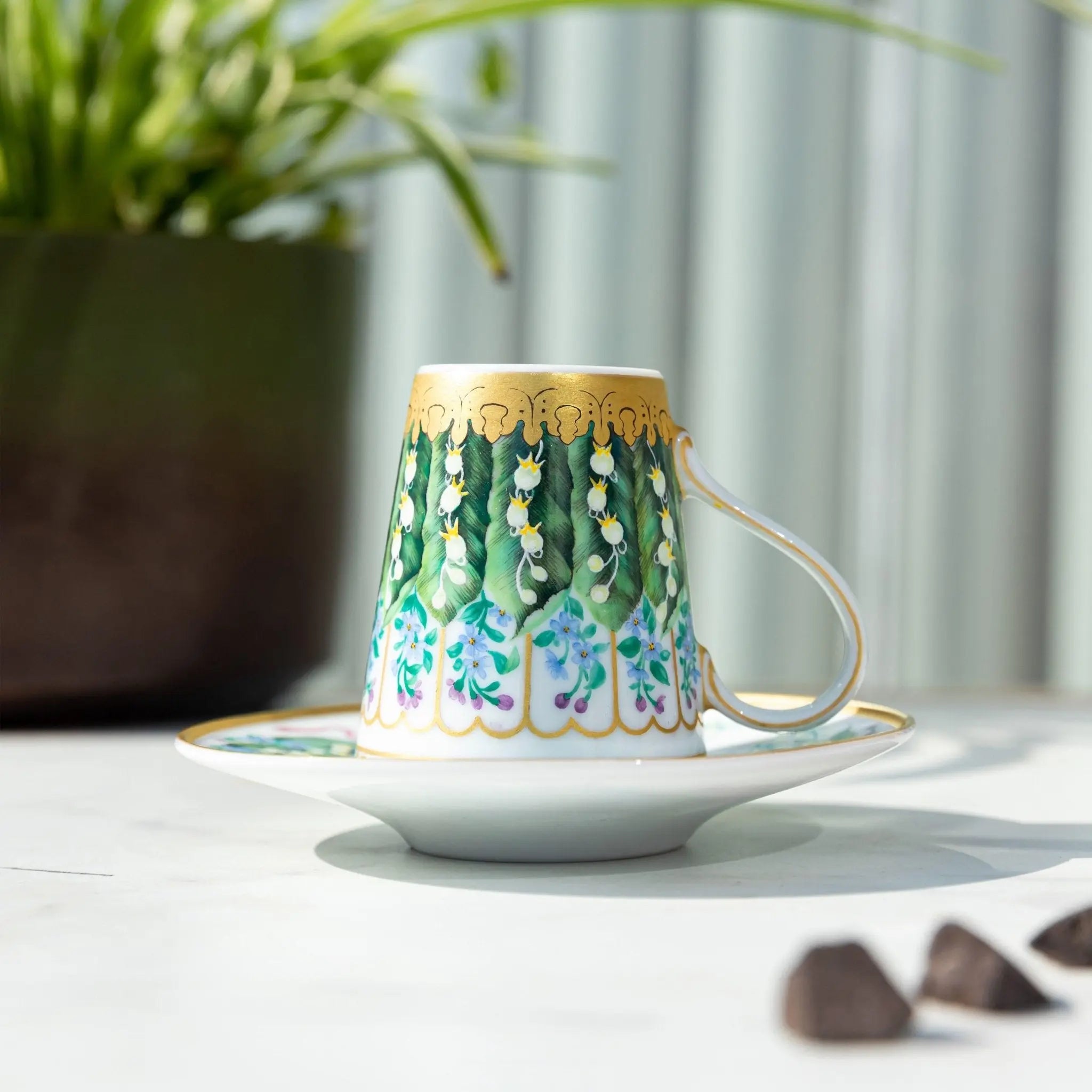 Ling Lan Qi Meng 75cc - Jing De Zhen Porcelain Coffee Cup zycschina