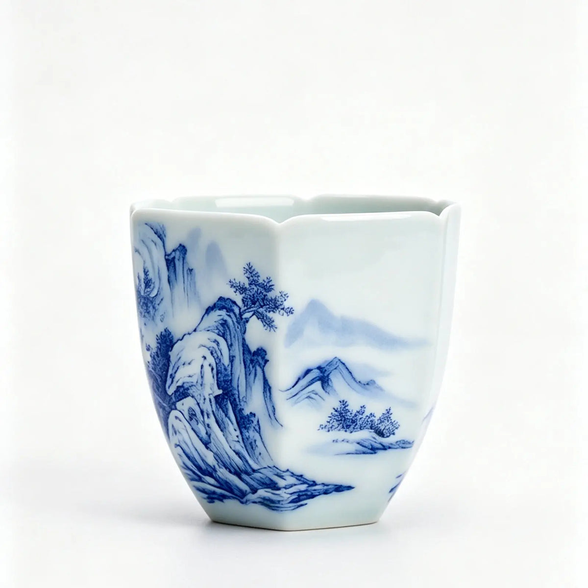 Liu Fang Shan Shui 100cc - Jingdezhen Porcelain Teacup zycschina
