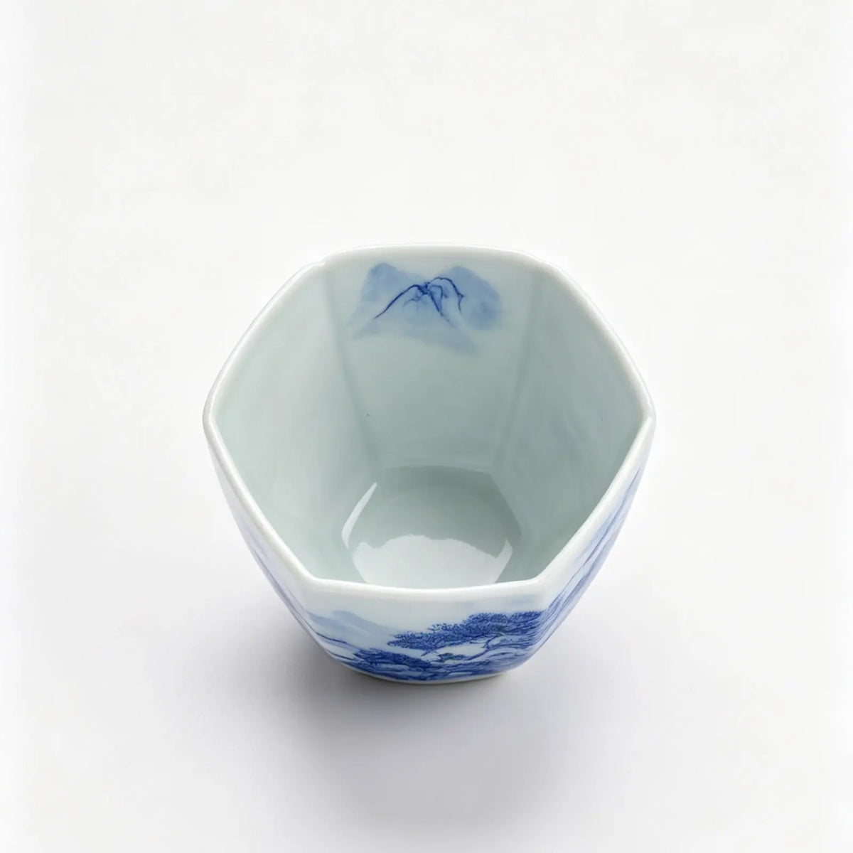 Liu Fang Shan Shui 100cc - Jingdezhen Porcelain Teacup zycschina