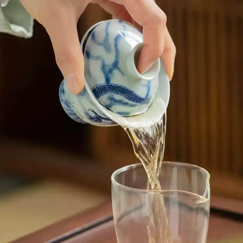 Long Teng Tu - Jing De Zhen Porcelain Gaiwan zycschina