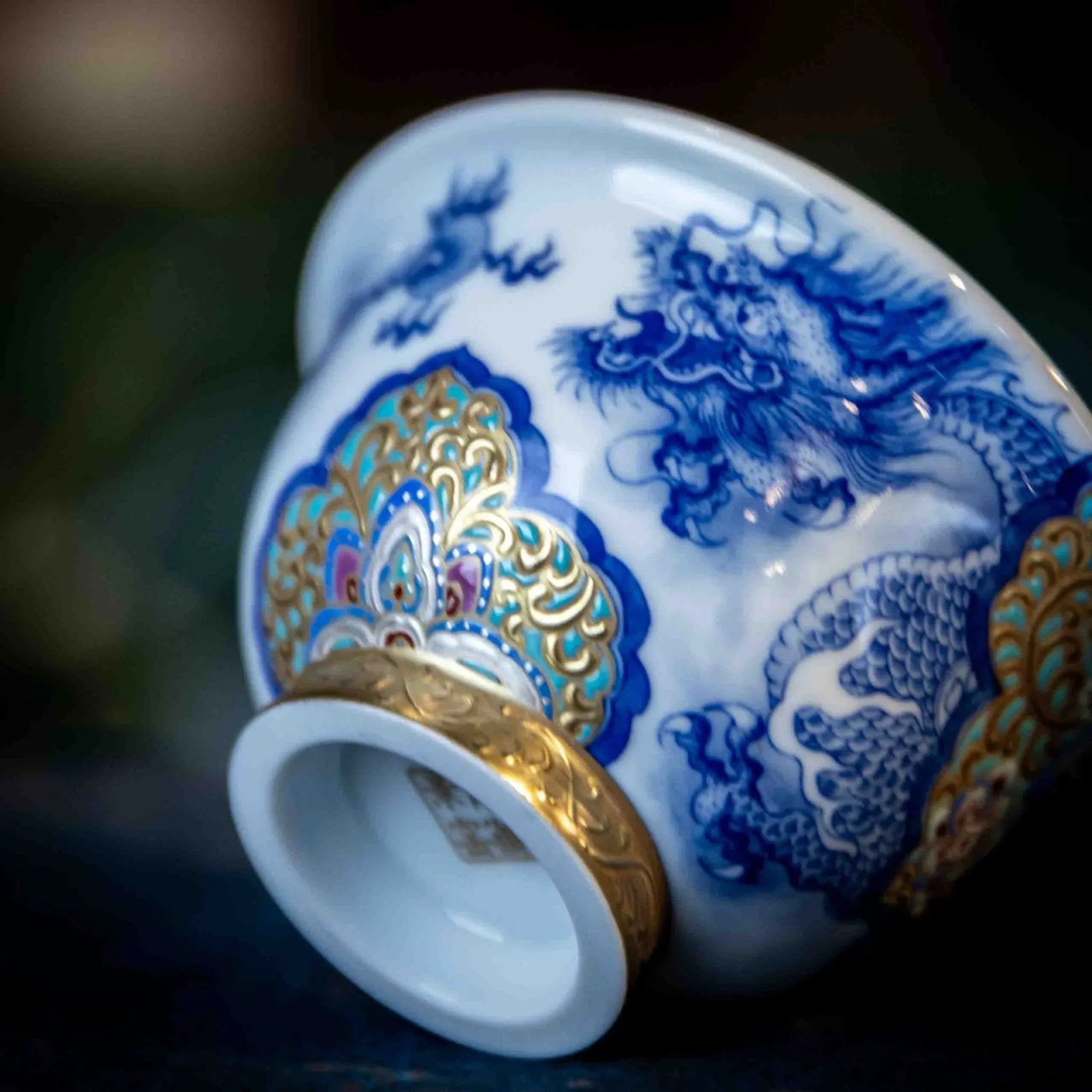 Long Wen 110cc - Jing De Zhen Porcelain Teacup zycschina