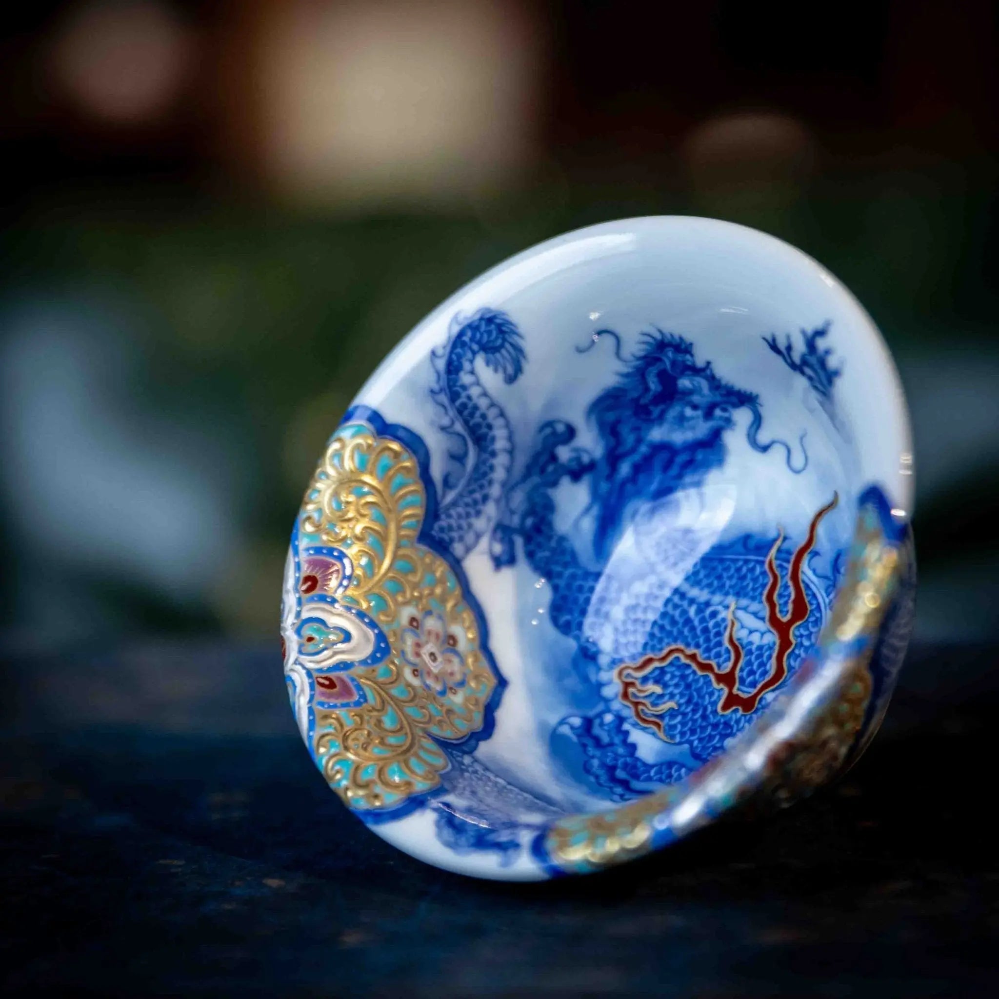 Long Wen 110cc - Jing De Zhen Porcelain Teacup zycschina