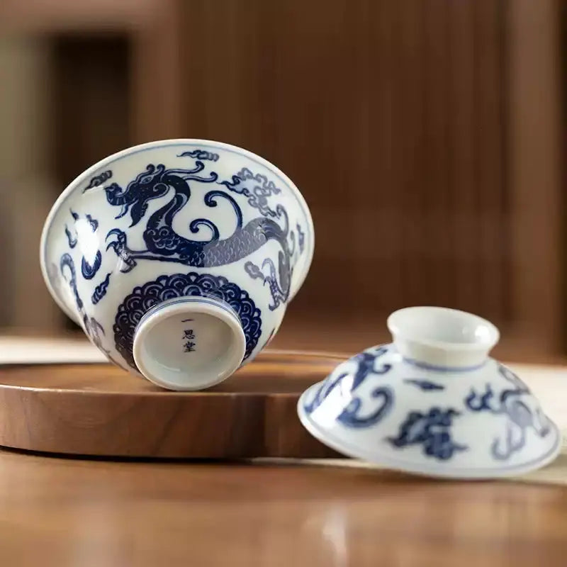Long Wen - Jing De Zhen Porcelain Gaiwan zycschina