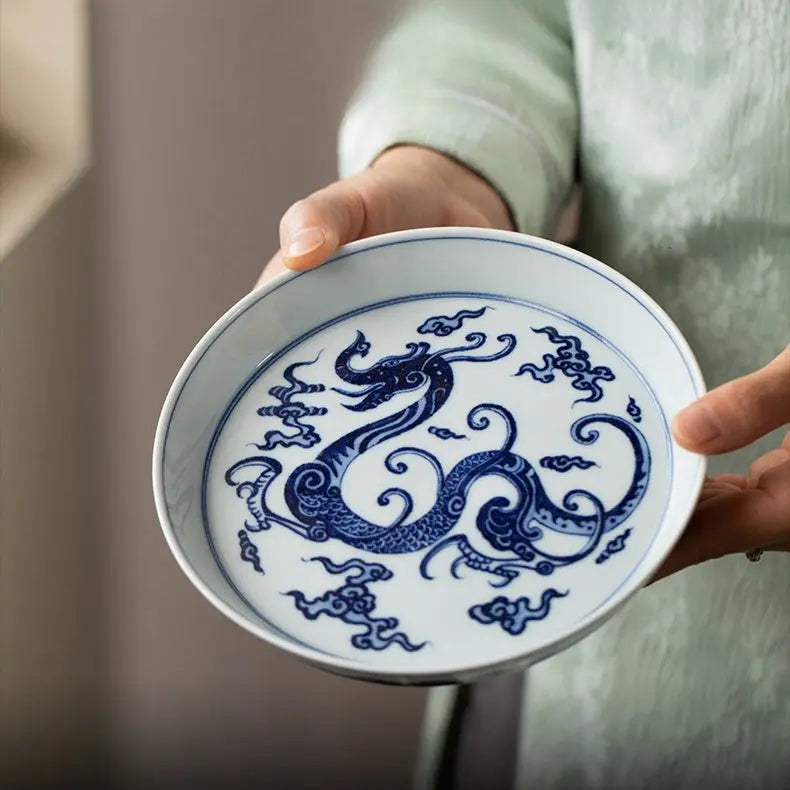 Long Wen - Jing De Zhen Porcelain Gaiwan zycschina