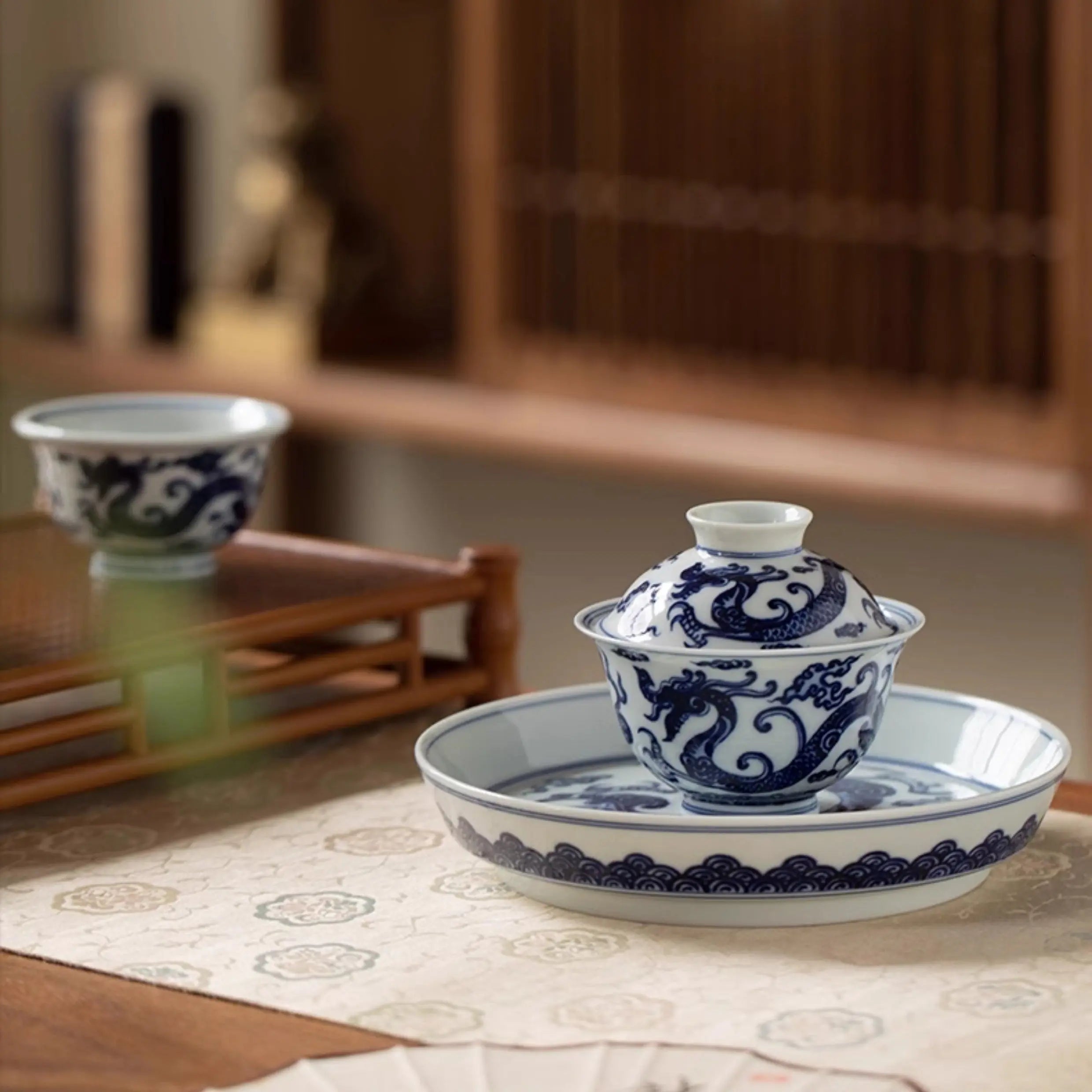 Long Wen - Jing De Zhen Porcelain Gaiwan zycschina