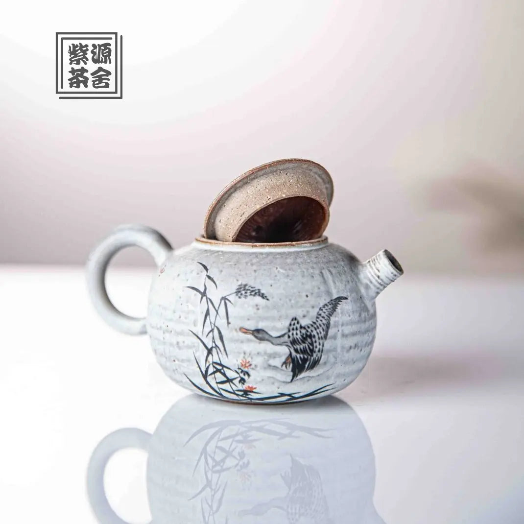 Lu Yan Nan Gua - Jing De Zhen Porcelain Teapot zycschina