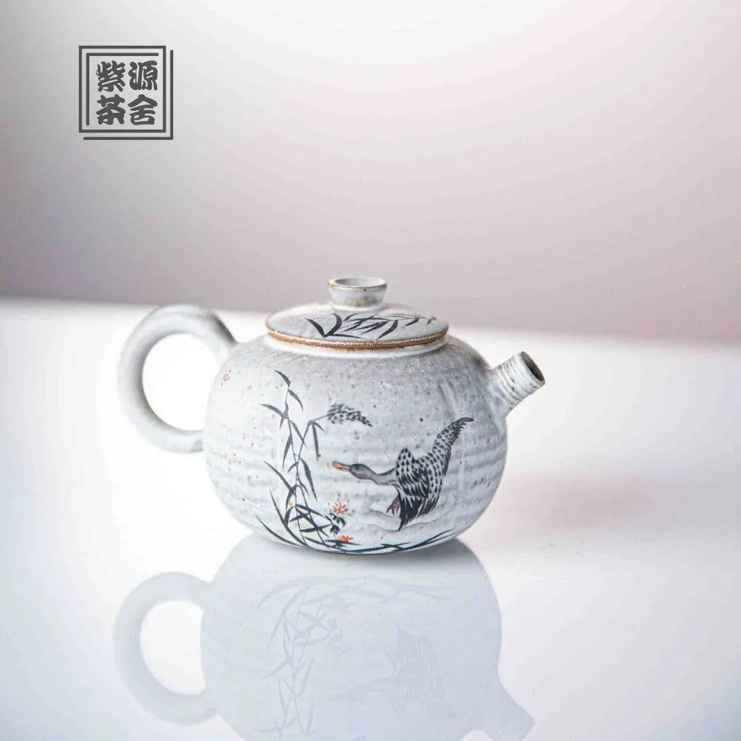 Lu Yan Nan Gua - Jing De Zhen Porcelain Teapot zycschina