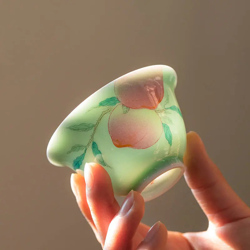 Lv You Zhu Ren Bei Xi Lie - Jing De Zhen Porcelain Teacup zycschina