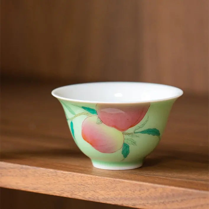Lv You Zhu Ren Bei Xi Lie - Jing De Zhen Porcelain Teacup zycschina