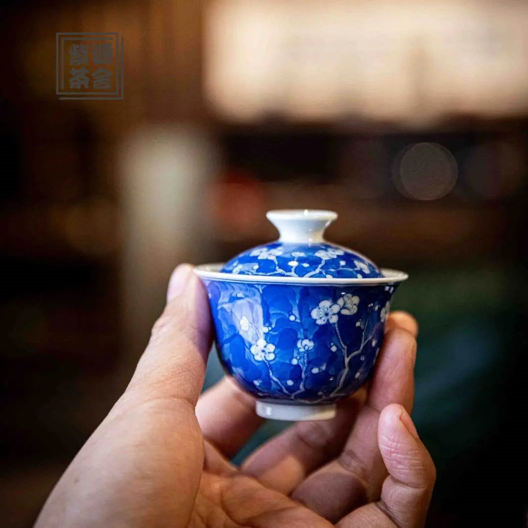 Mei Hua - Jing De Zhen Porcelain Gaiwan zycschina