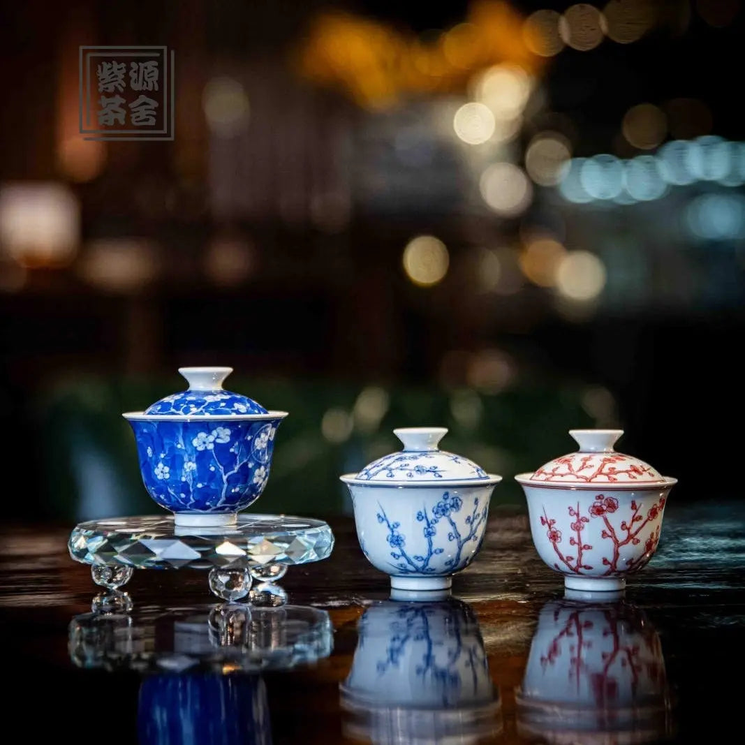 Mei Hua - Jing De Zhen Porcelain Gaiwan zycschina