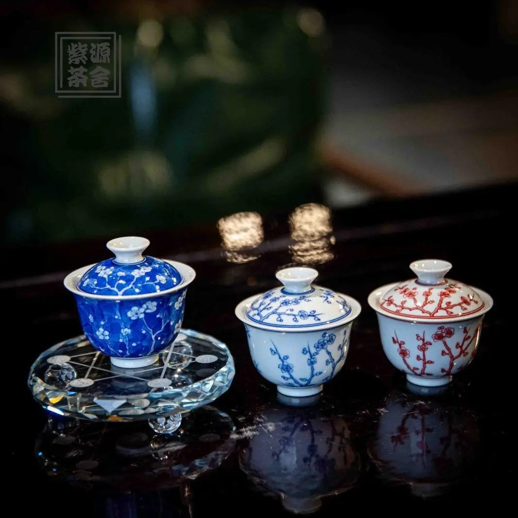 Mei Hua - Jing De Zhen Porcelain Gaiwan zycschina