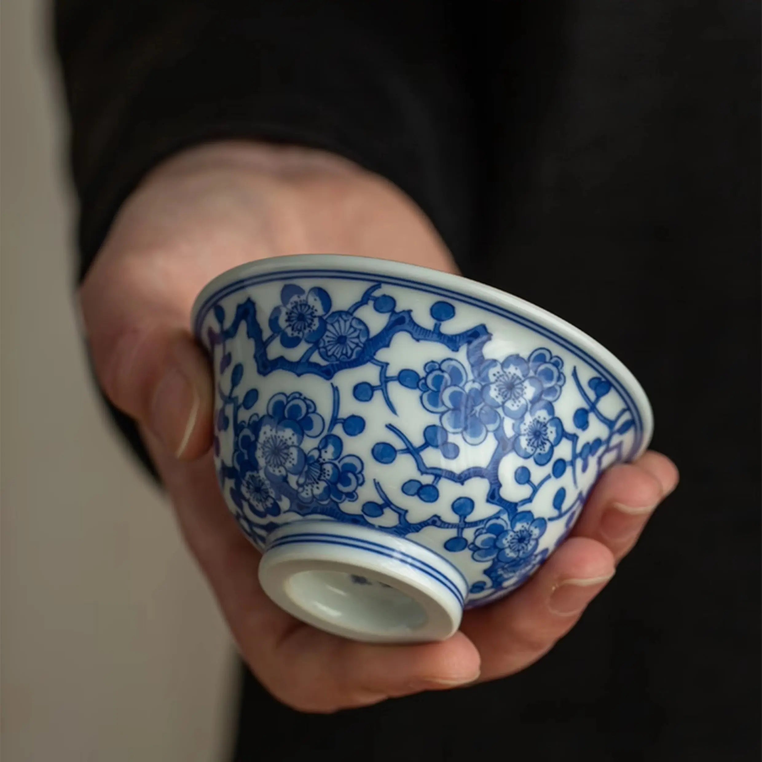 Mei Hua Man Wen - Jing De Zhen Porcelain Teacup zycschina