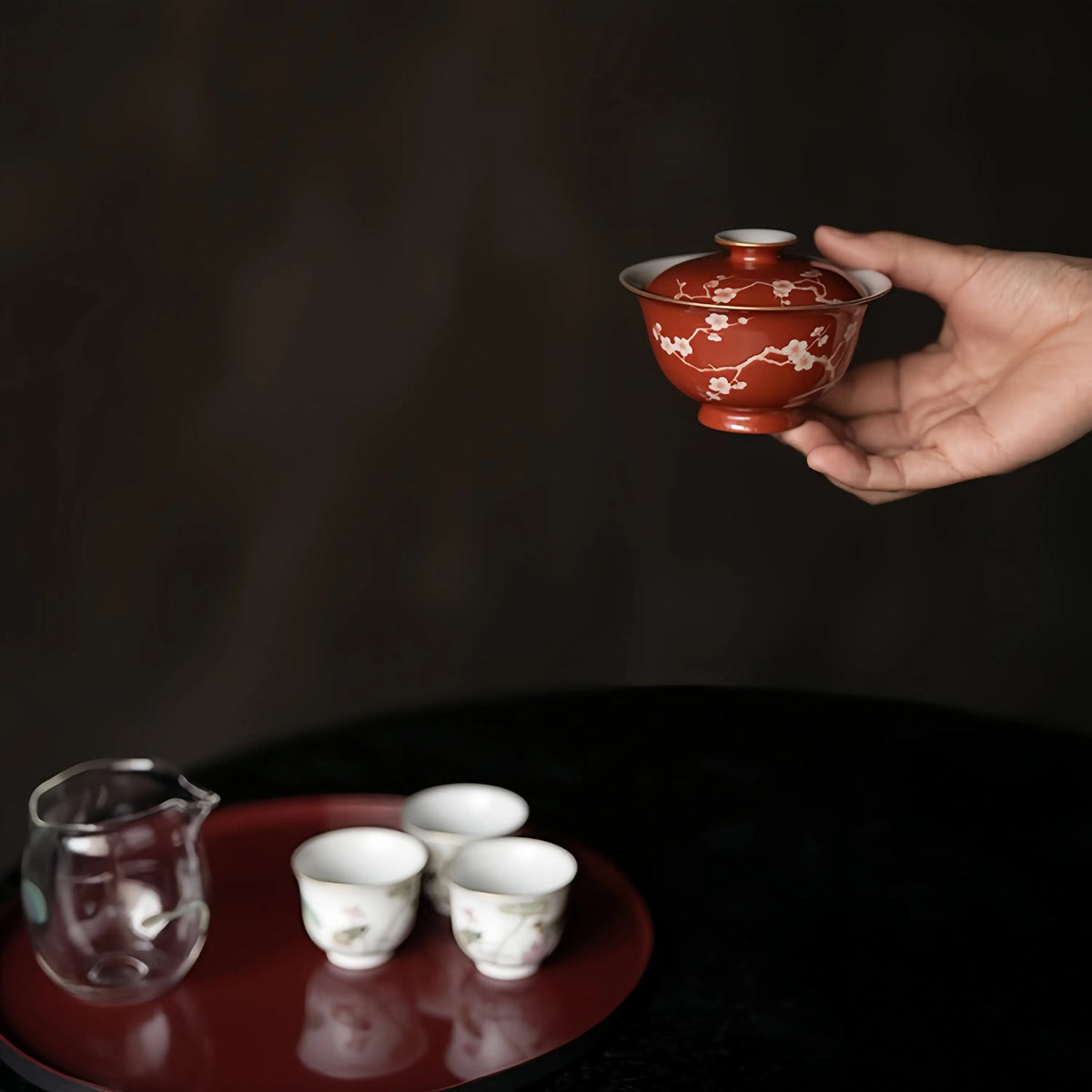 Mei Lan 130cc - Jingdezhen Porcelain Gaiwan 江苏宜兴