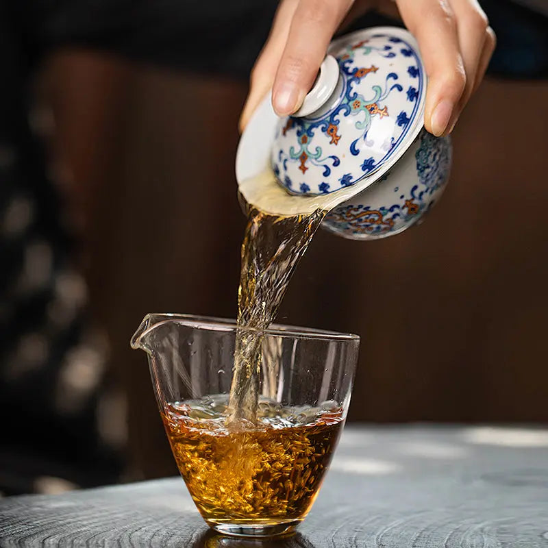 Miao Jin Kui Long Wen - Jing De Zhen Porcelain Gaiwan zycschina
