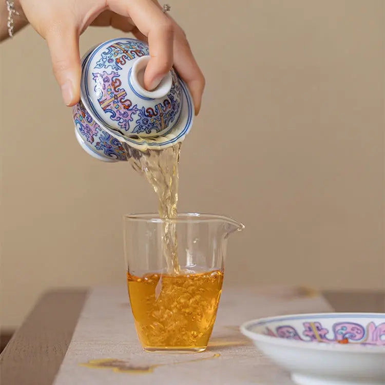 Miao Jin Tao Tie - Jing De Zhen Porcelain Gaiwan zycschina