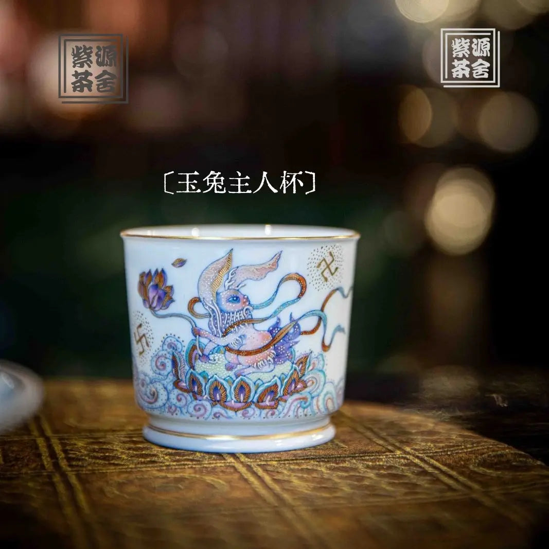 Miao Jin Yu Tu - Jing De Zhen Porcelain Gaiwan zycschina