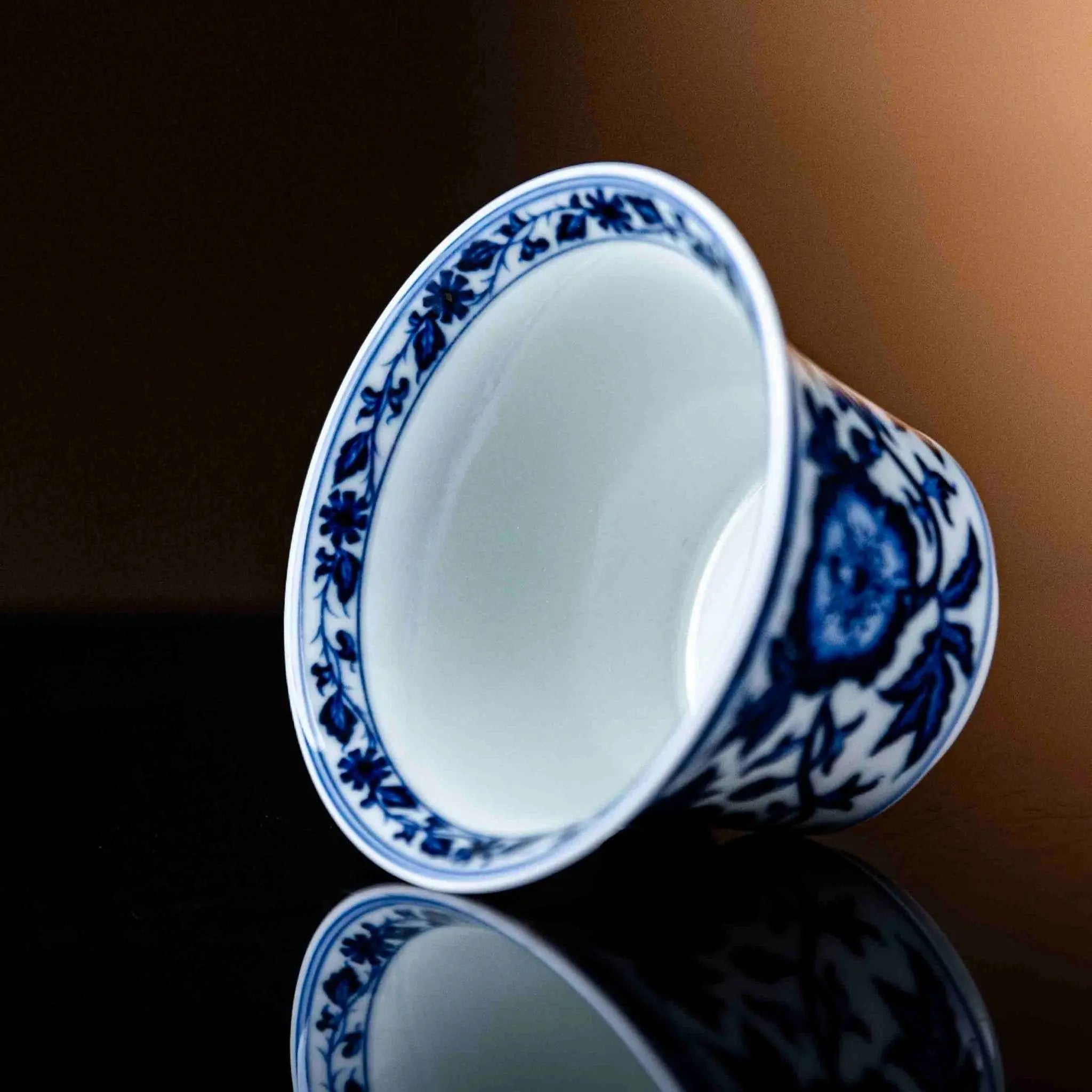 Mu Dan 120cc - Jing De Zhen Porcelain Gaiwan zycschina