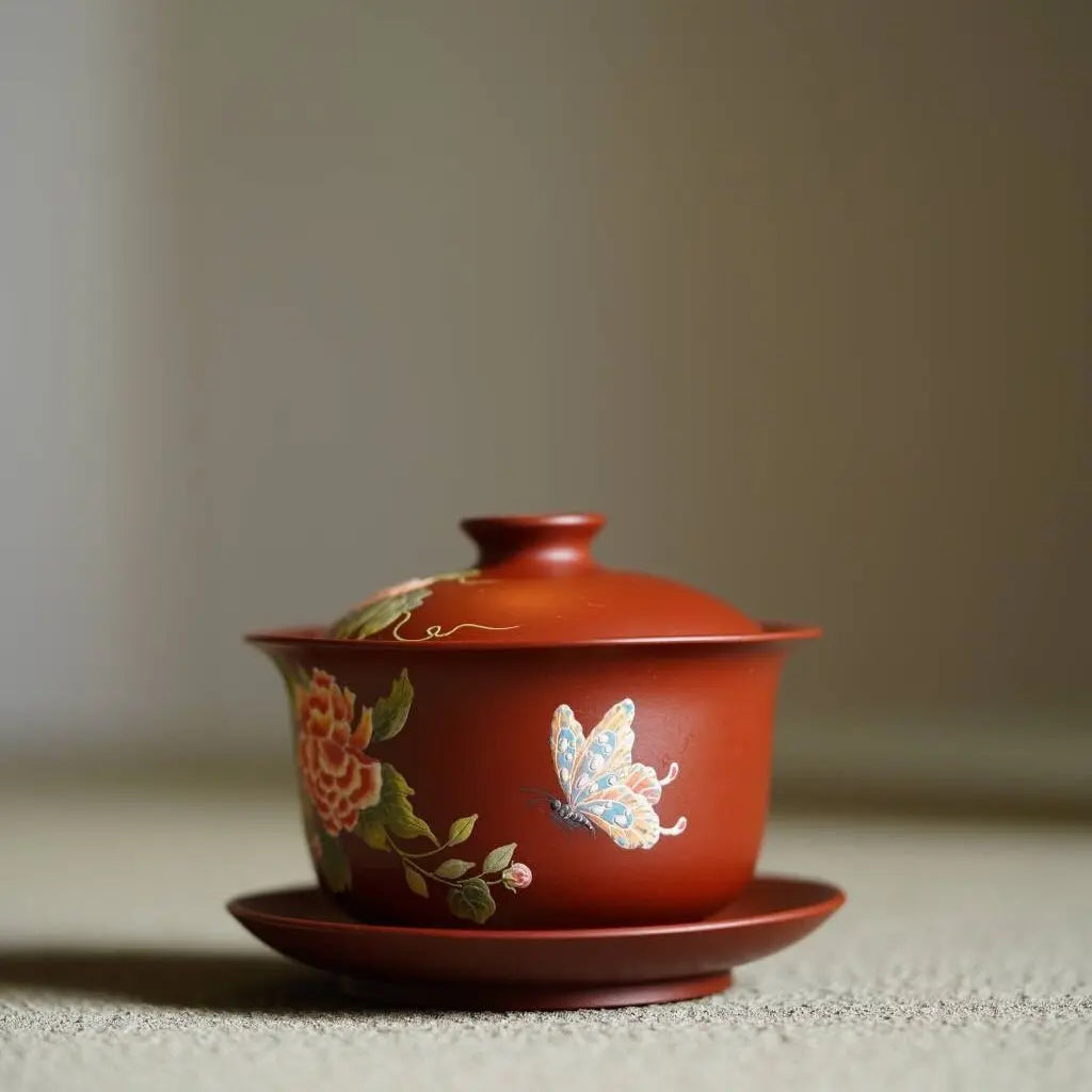 Mu Dan 200cc - Yixing Handmade Gaiwan 江苏宜兴