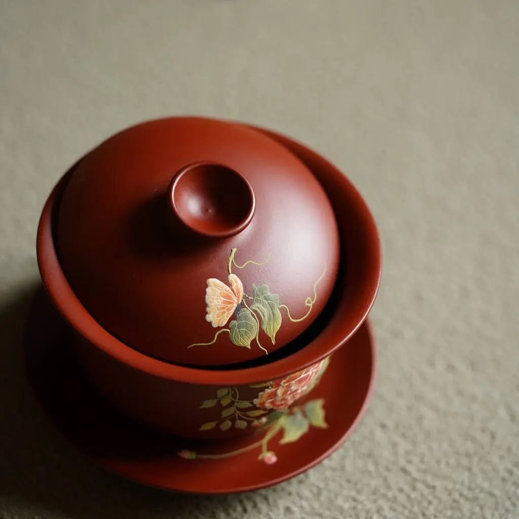 Mu Dan 200cc - Yixing Handmade Gaiwan 江苏宜兴