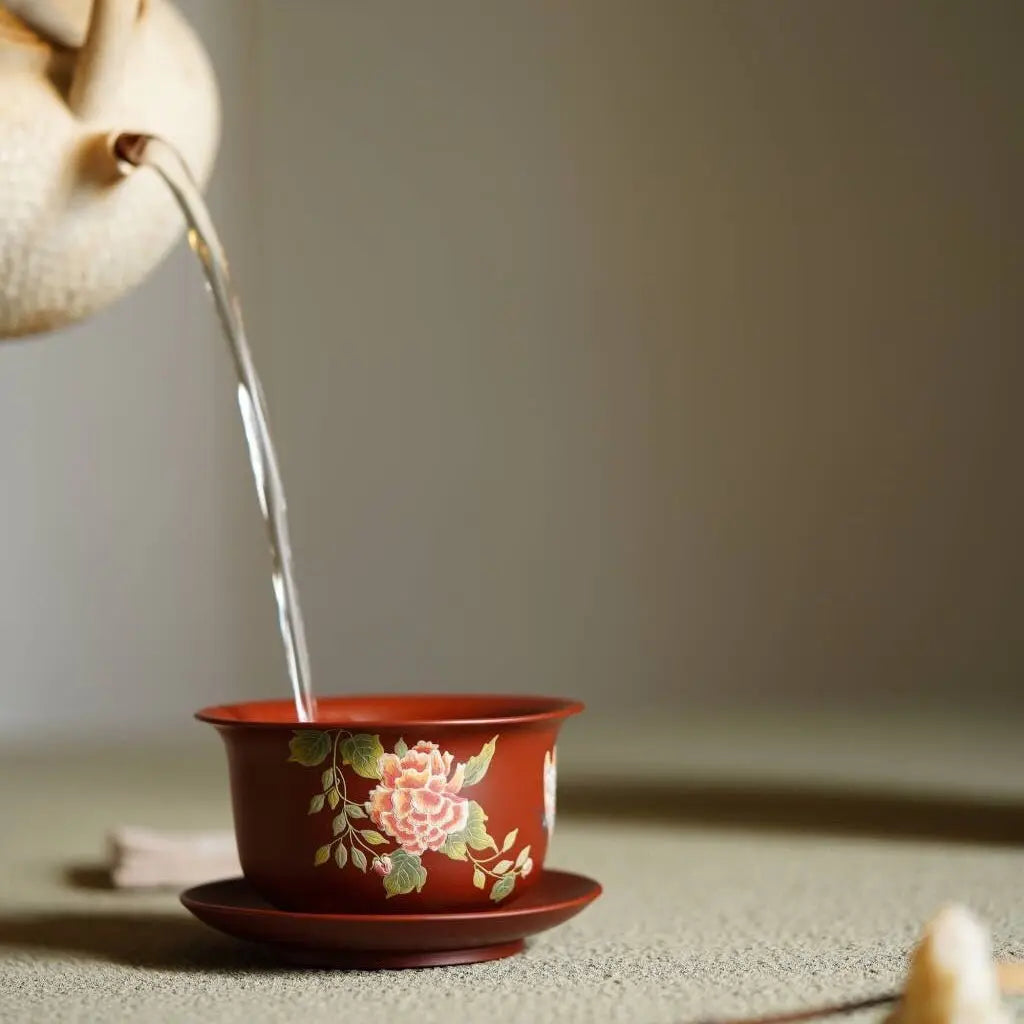 Mu Dan 200cc - Yixing Handmade Gaiwan 江苏宜兴