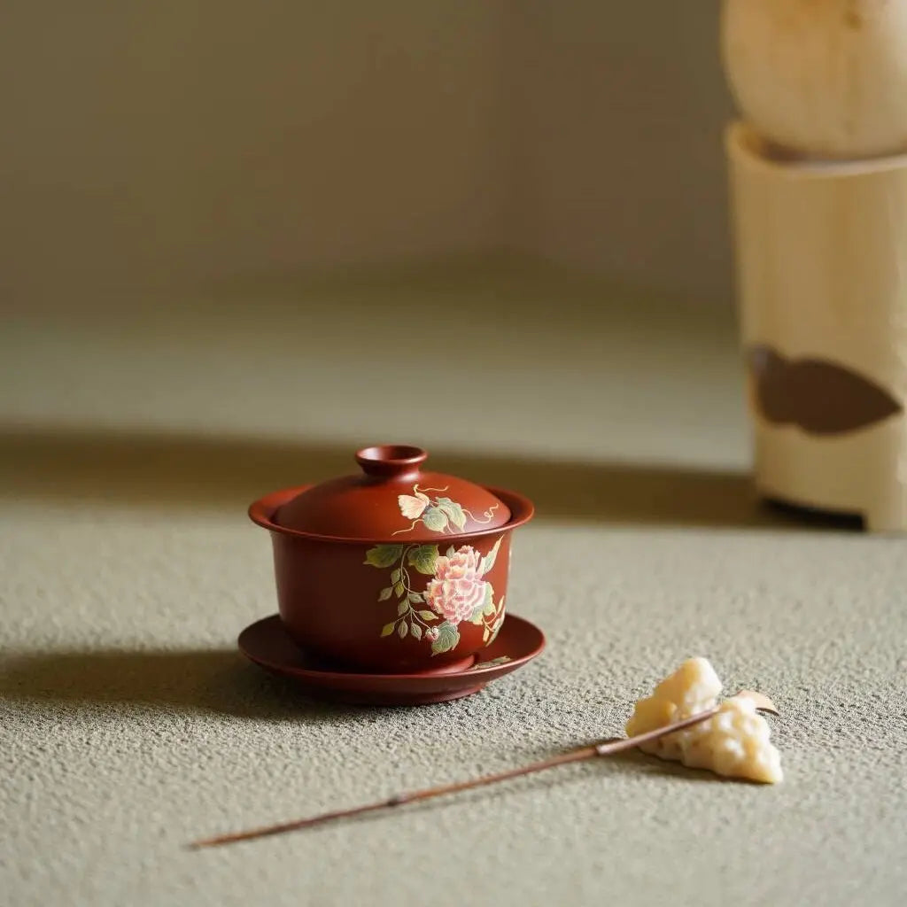 Mu Dan 200cc - Yixing Handmade Gaiwan 江苏宜兴