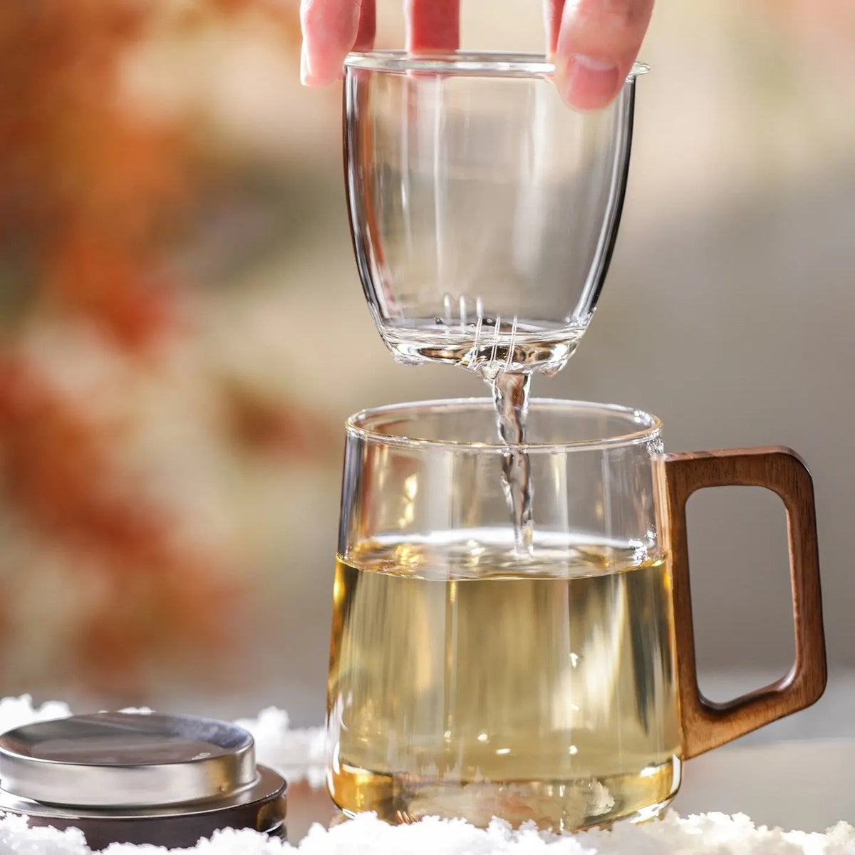 Mu Yue 490cc - Glass Tea Mug zycschina