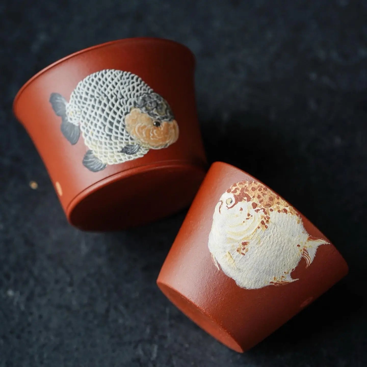 Nian Nian You Yu 50-70cc - Yixing Handmade Teacup 江苏宜兴