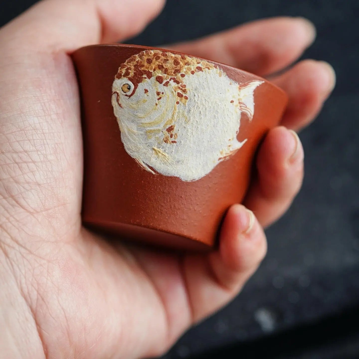 Nian Nian You Yu 50-70cc - Yixing Handmade Teacup 江苏宜兴