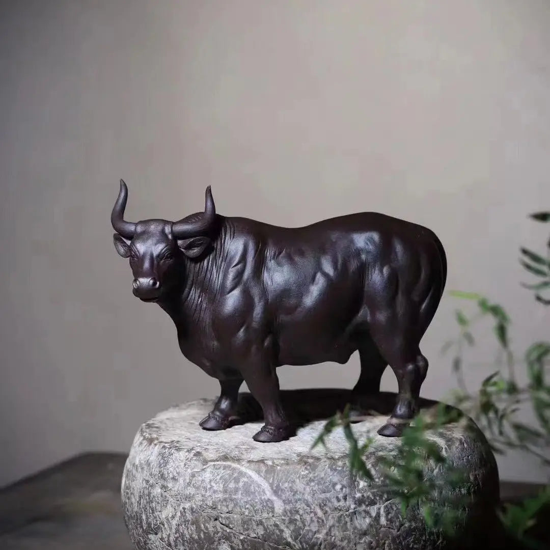 Niu Zhuan Qian Kun - Zisha Sculpture 江苏宜兴