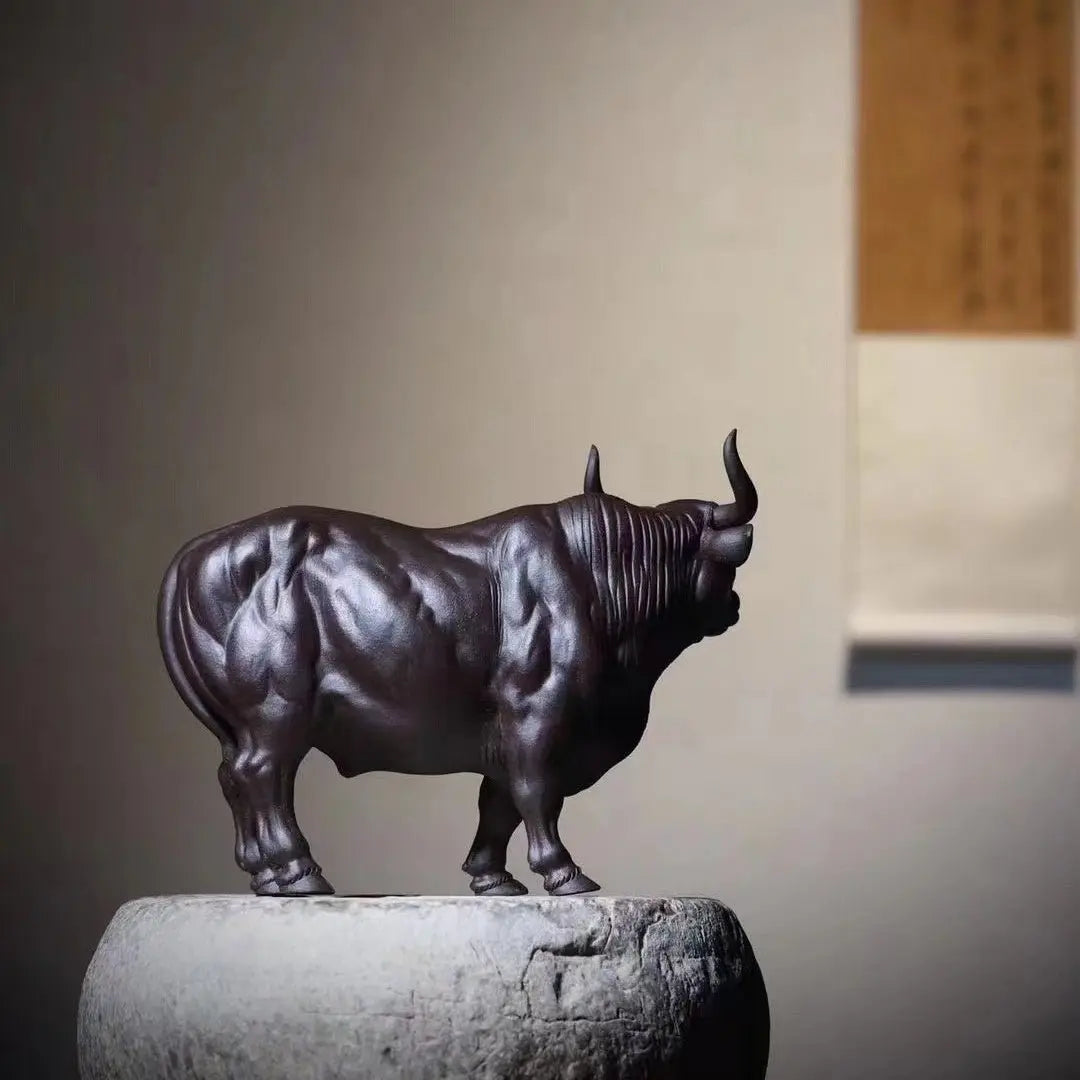 Niu Zhuan Qian Kun - Zisha Sculpture 江苏宜兴