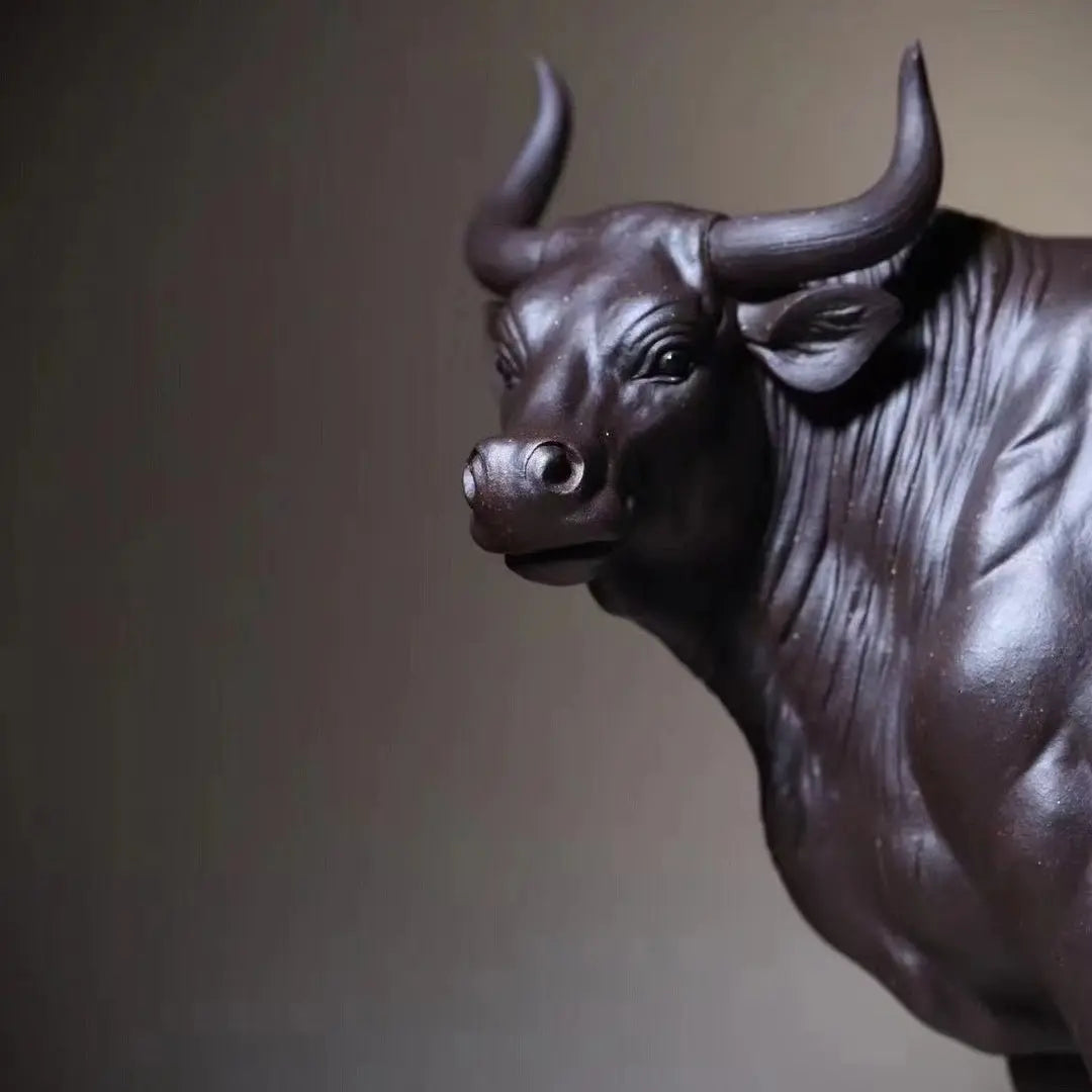 Niu Zhuan Qian Kun - Zisha Sculpture 江苏宜兴