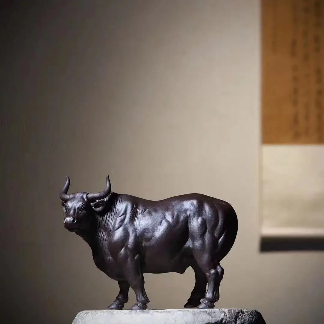 Niu Zhuan Qian Kun - Zisha Sculpture 江苏宜兴