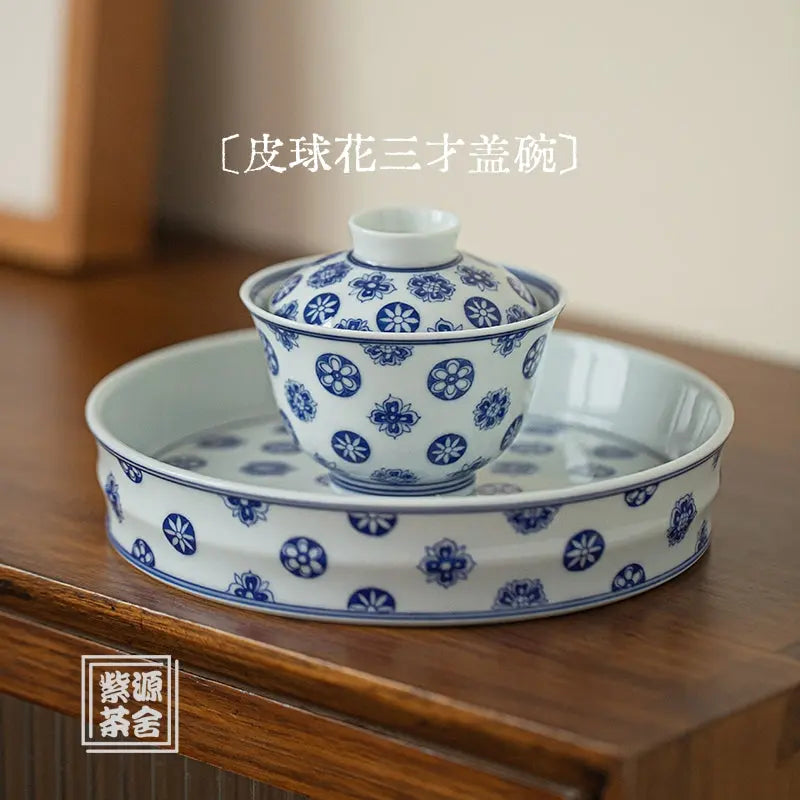 Pi Qiu Hua - Jing De Zhen Porcelain Gaiwan zycschina