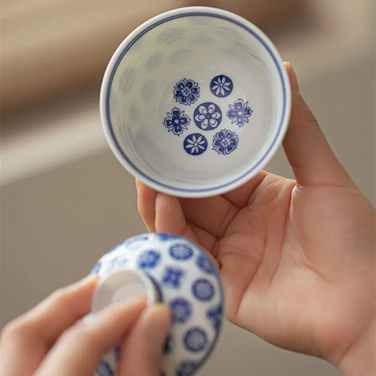 Pi Qiu Hua - Jing De Zhen Porcelain Gaiwan zycschina