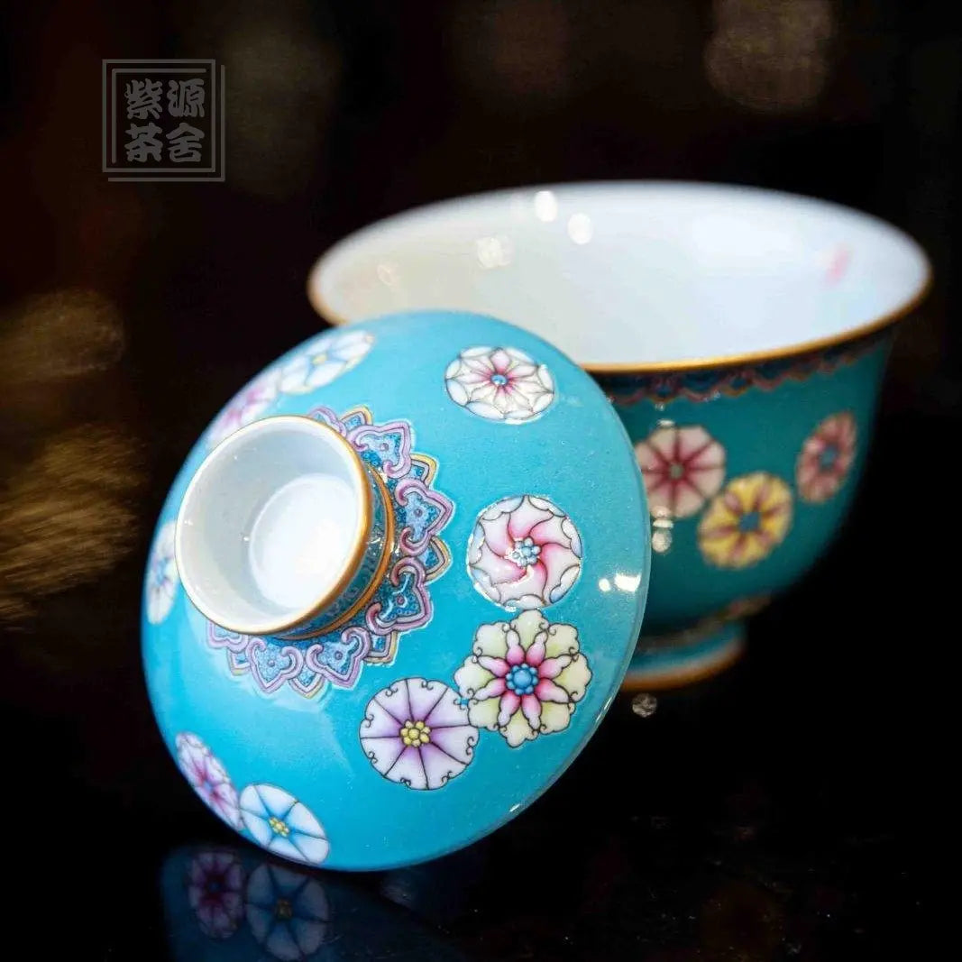 Pi Qiu Hua - Jing De Zhen Porcelain Gaiwan zycschina