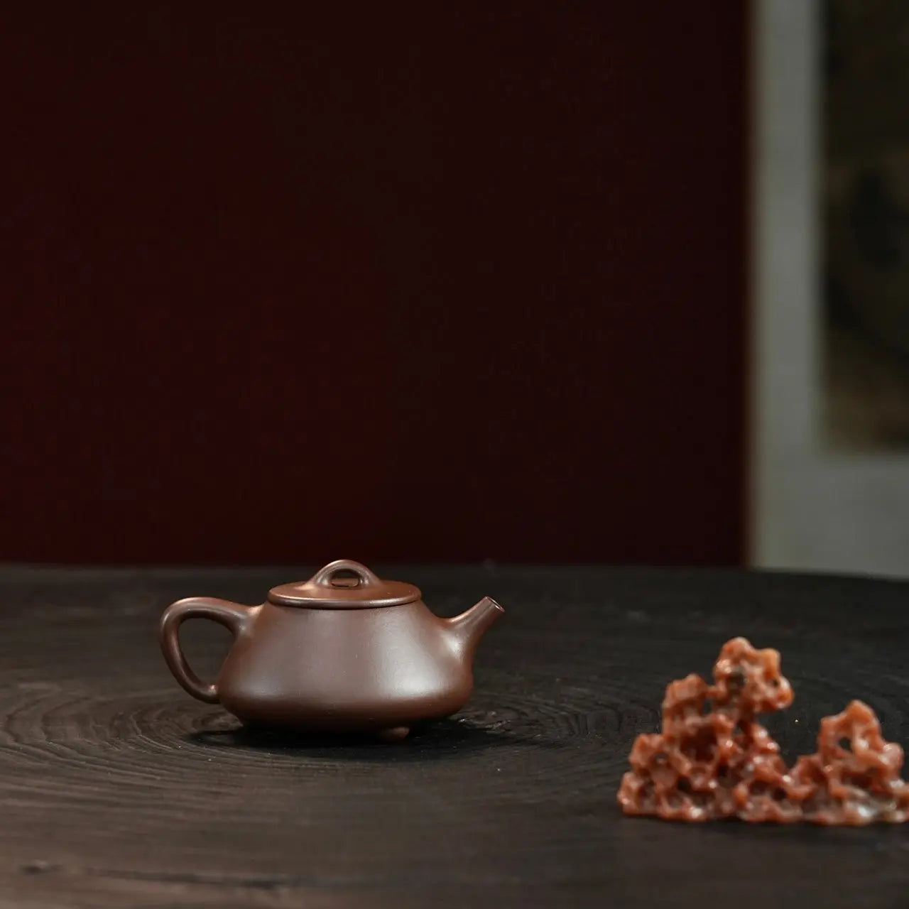 Ping Gai Shi Piao 130cc - Yixing Handmade Teapot 江苏宜兴