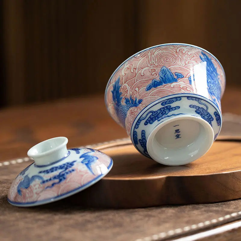 Qi Lin Ta Lang - Jing De Zhen Porcelain Gaiwan zycschina
