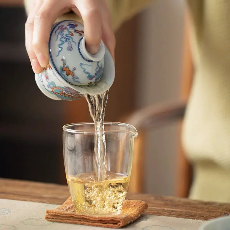 Qi Lin Wang Yue - Jing De Zhen Porcelain Gaiwan zycschina
