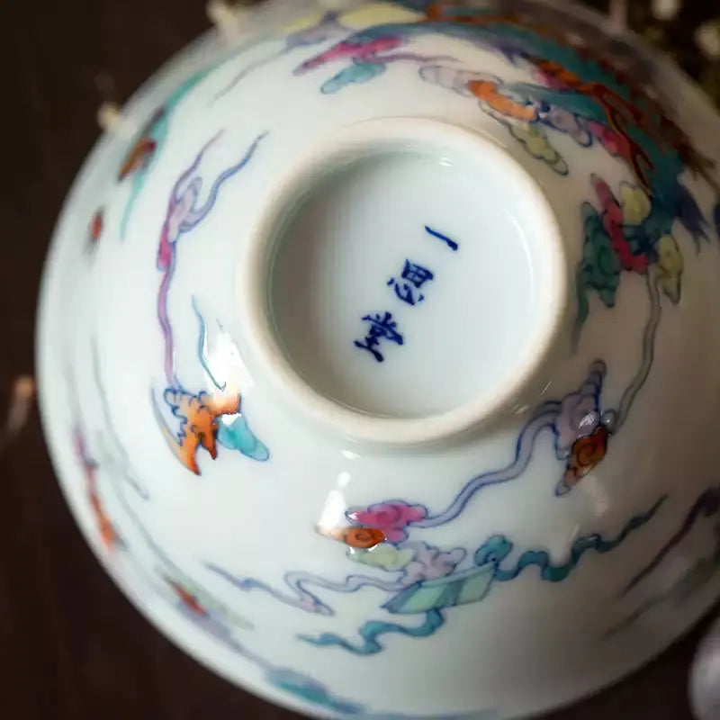 Qi Lin Wang Yue - Jing De Zhen Porcelain Teacup zycschina