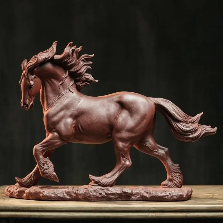 Qian Li Ma - Zisha Sculpture 江苏宜兴