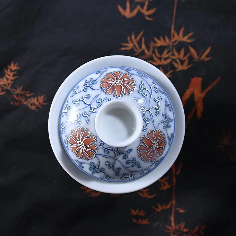 Qing He 150cc - Jing De Zhen Porcelain Gaiwan zycschina