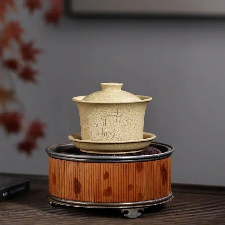 Qing Lian 180cc - Yixing Handmade Gaiwan 江苏宜兴
