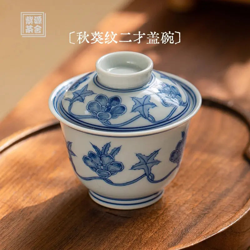 Qiu Kui Wen - Jing De Zhen Porcelain Gaiwan zycschina